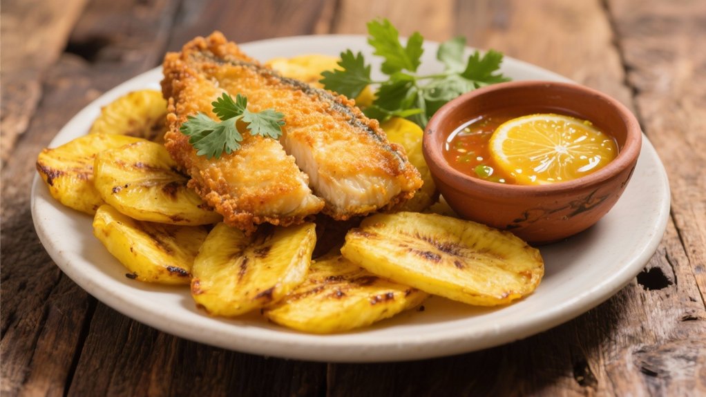 crispy fish with mojo
