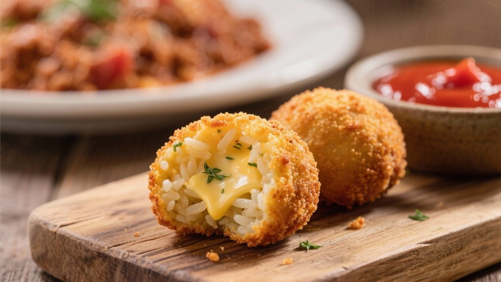 crispy flavorful italian rice balls
