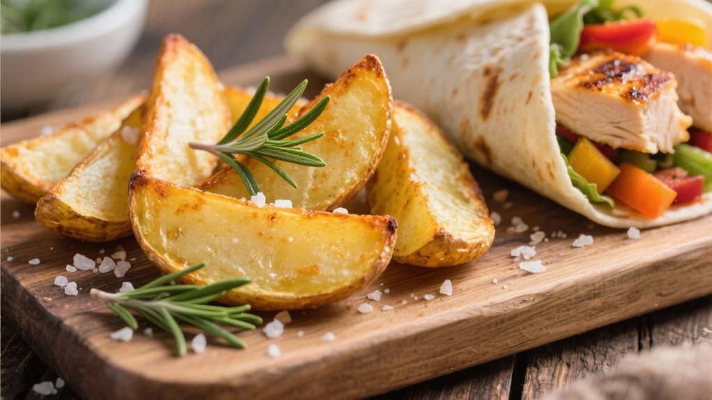 crispy flavorful potato wedges