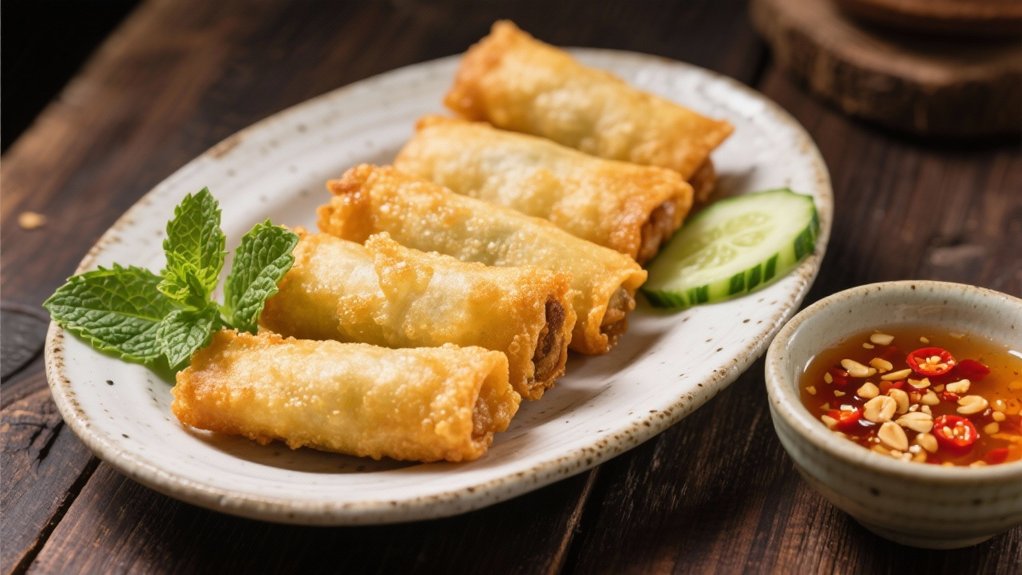crispy flavorful spring roll