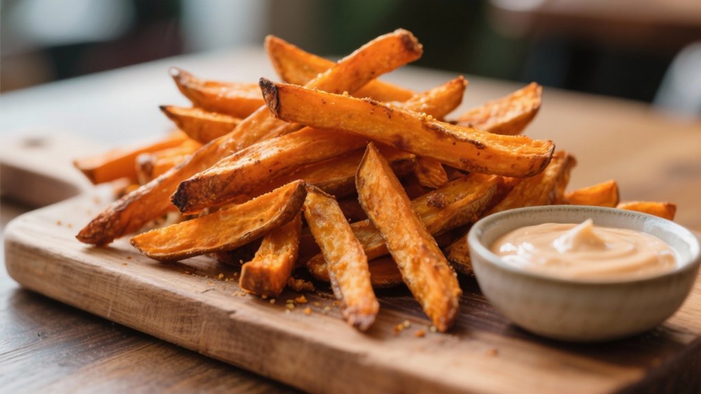 crispy flavorful sweet potato fries