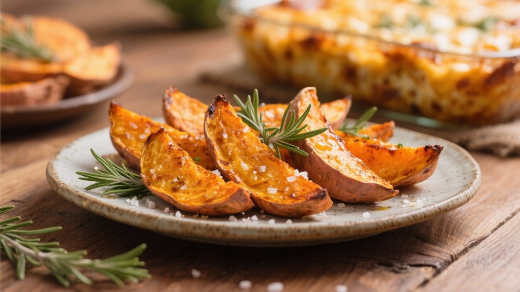 crispy flavorful sweet potato wedges