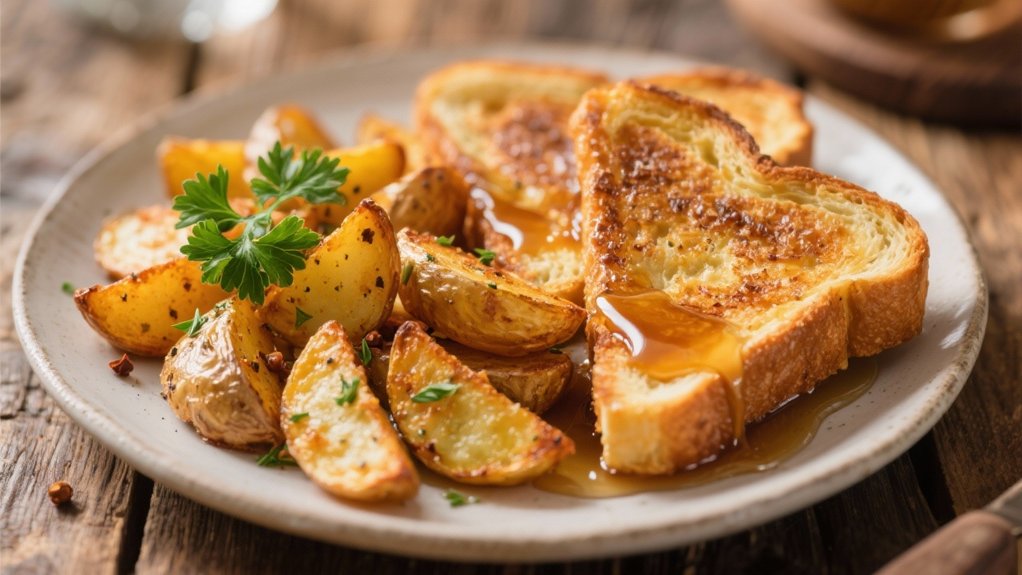 crispy fluffy breakfast potatoes