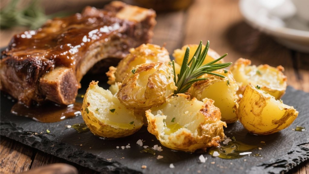 crispy fluffy flavorful potatoes