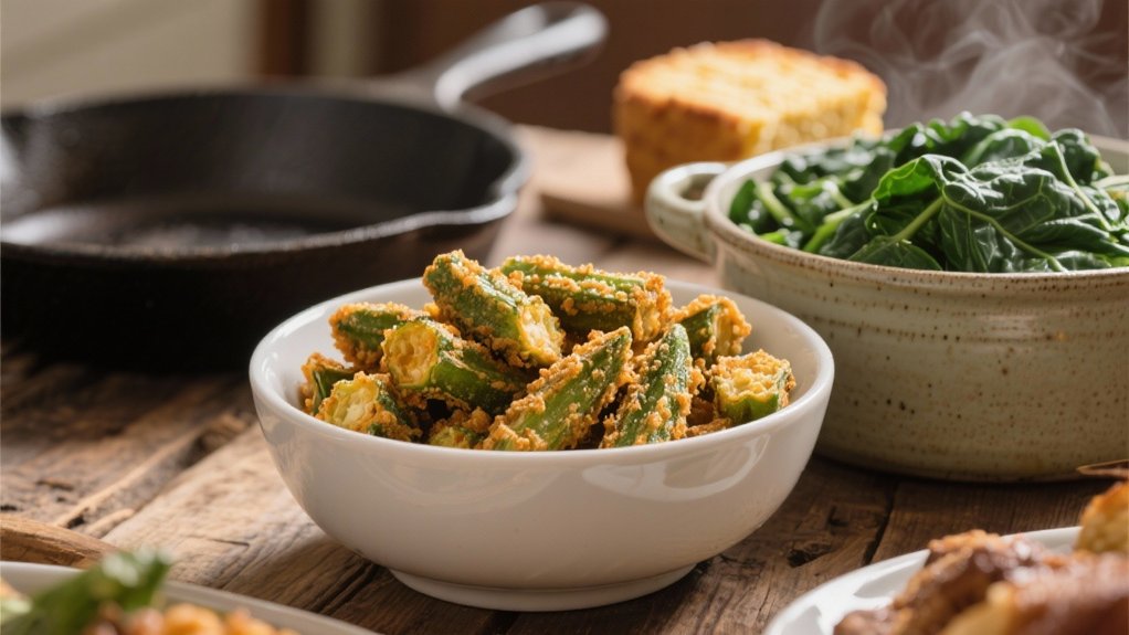 crispy fried okra tips