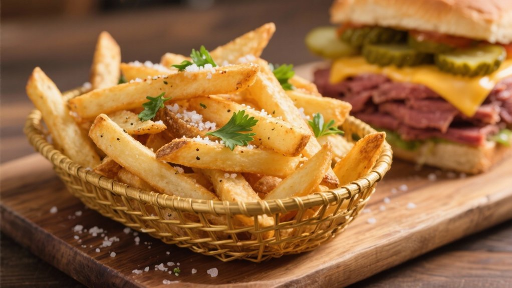 crispy fries complement sandwiches