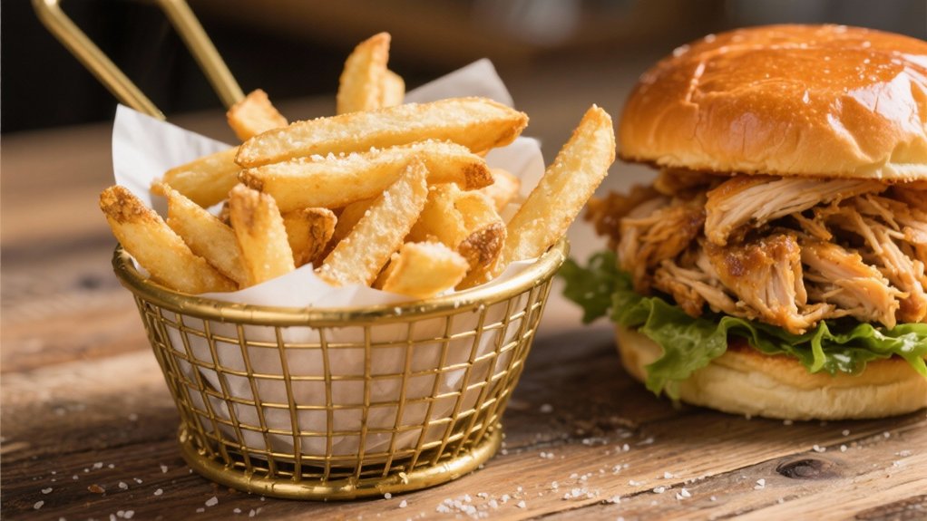 crispy fries perfect textures
