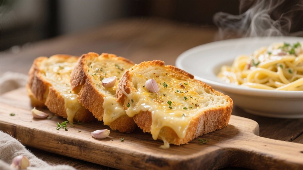 crispy garlic bread delight