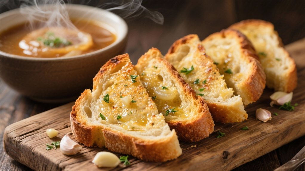 crispy garlic bread delight