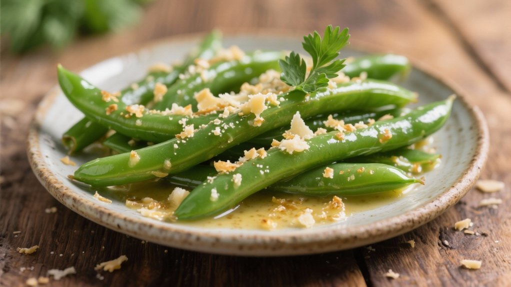 crispy garlic parmesan green beans