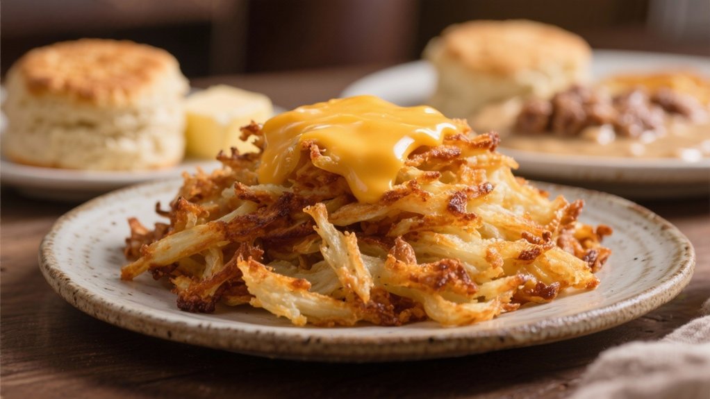 crispy golden brown hash browns
