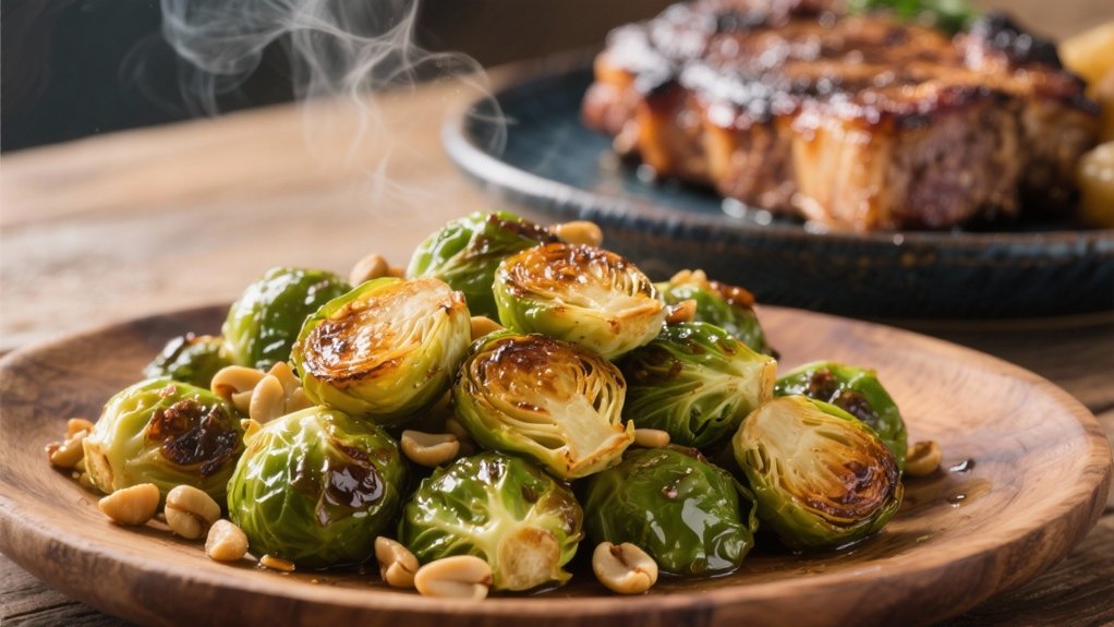 crispy golden brussels sprouts