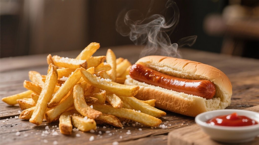 crispy golden french fries