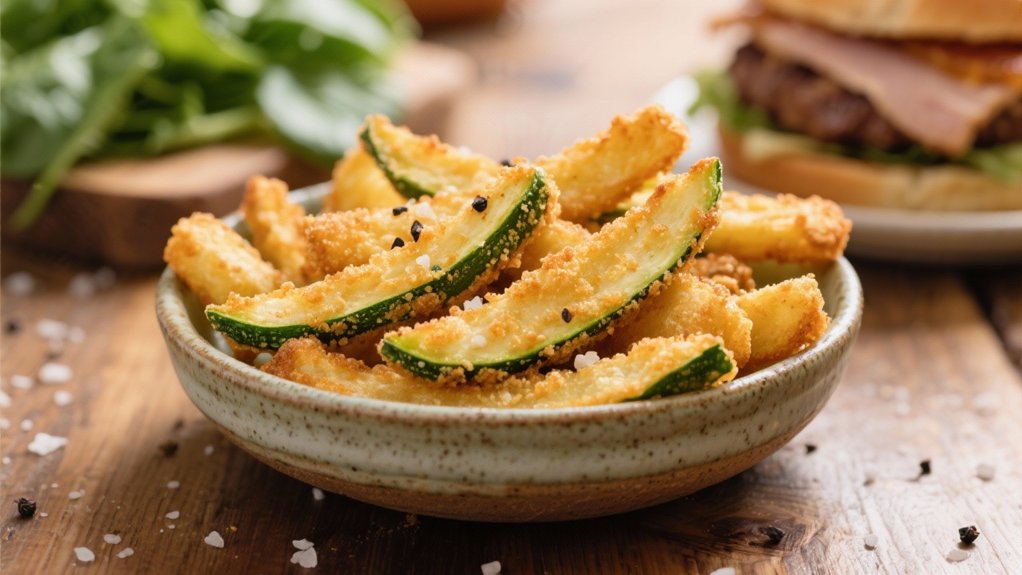 crispy guilt free zucchini fries