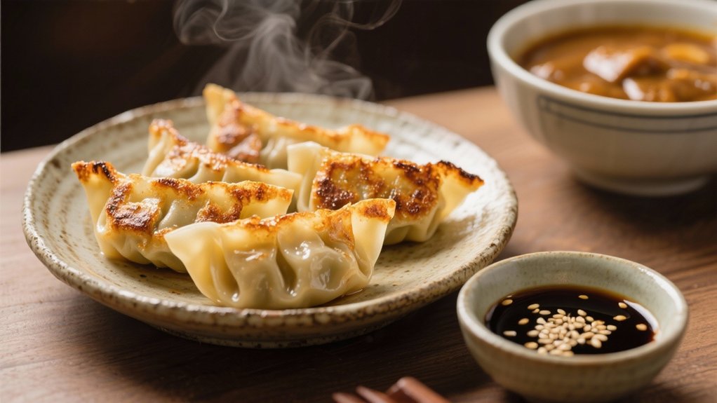 crispy gyoza dumplings delight