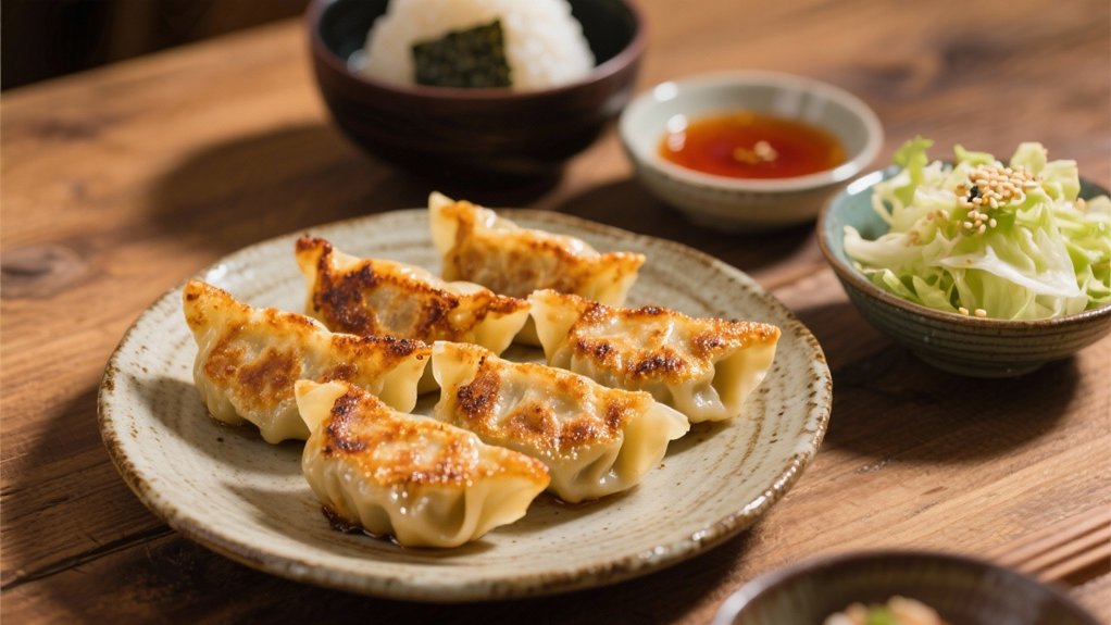 crispy gyoza dumplings delight