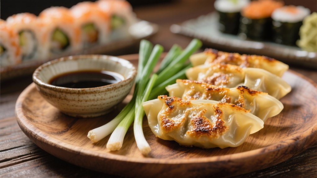 crispy gyoza dumplings delight