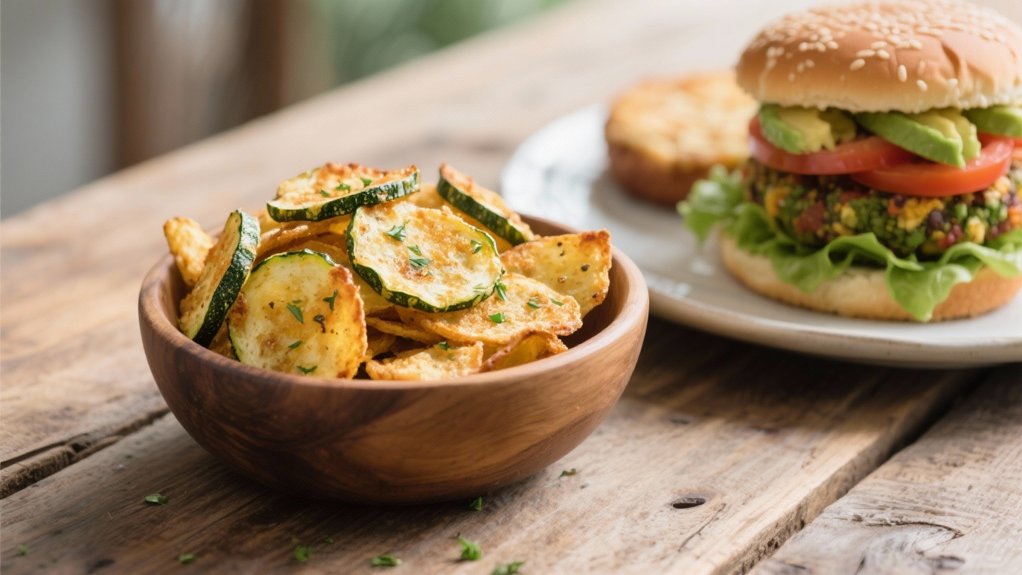 crispy healthy zucchini chips
