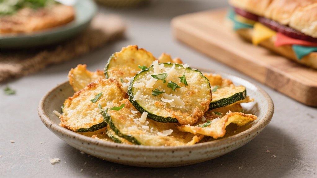 crispy healthy zucchini chips