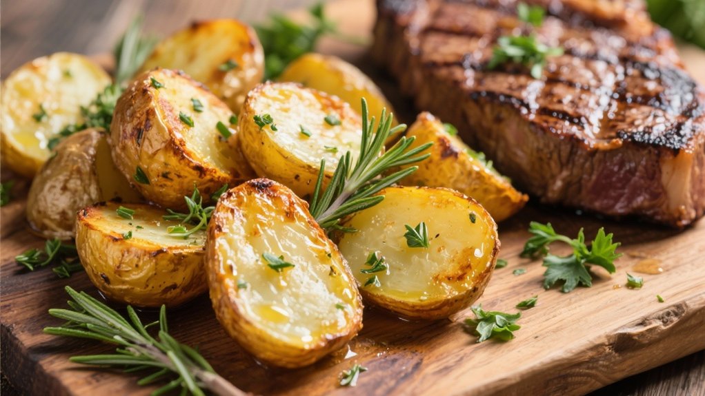 crispy herb roasted potato perfection