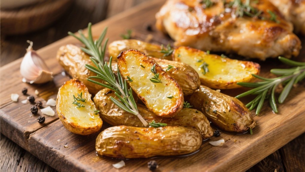 crispy herbed fingerling potatoes