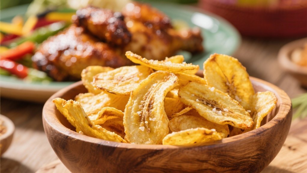 crispy homemade plantain chips