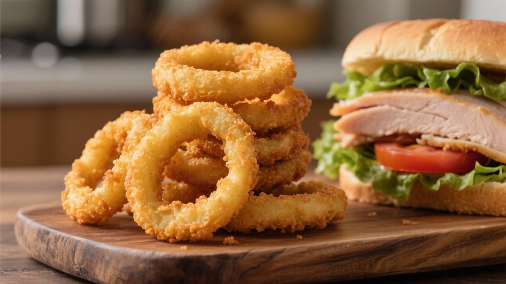 crispy indulgent onion rings