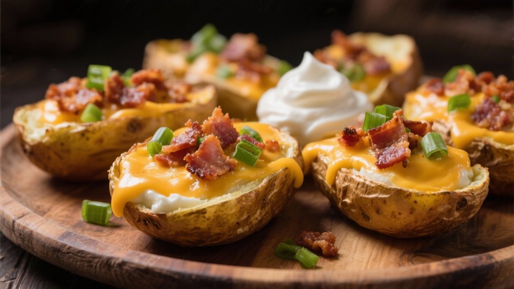 crispy loaded potato indulgence