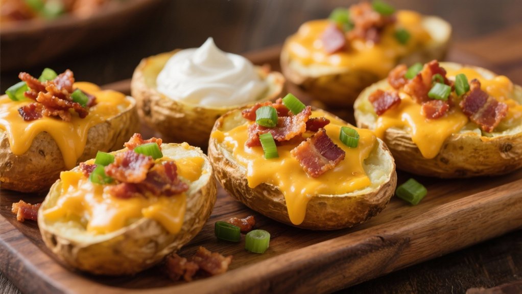 crispy loaded potato skins