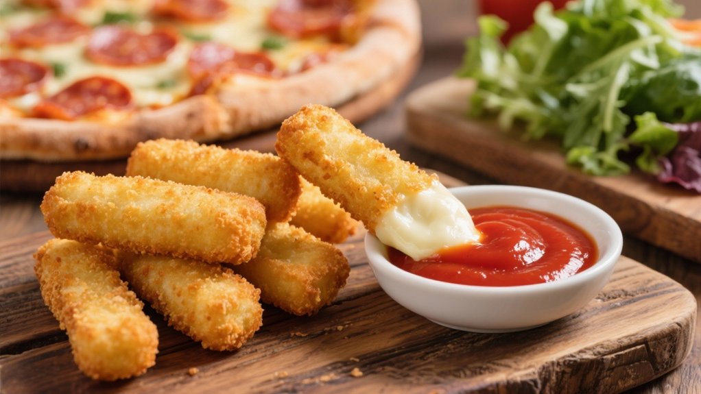 crispy mozzarella sticks delight