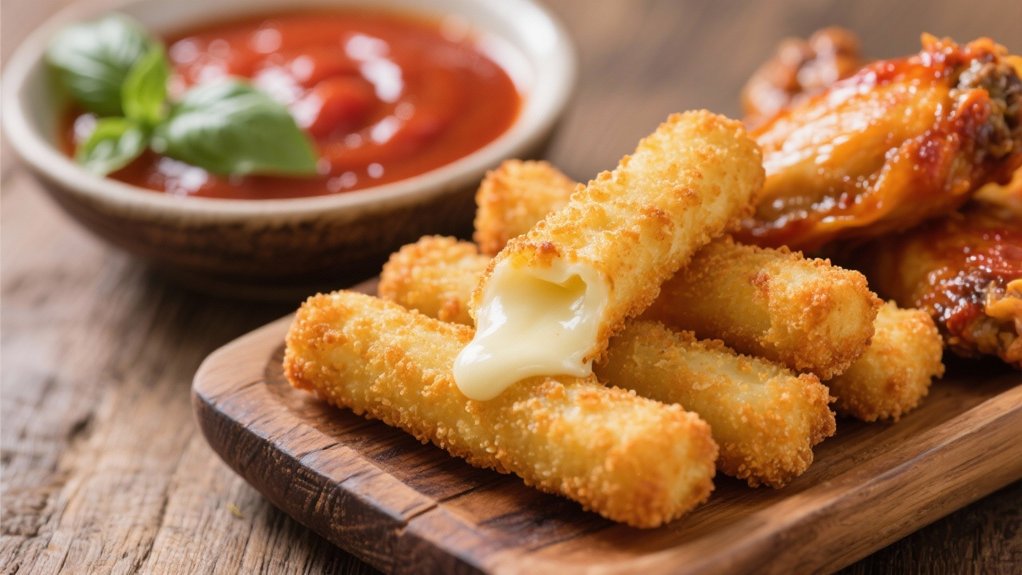 crispy mozzarella sticks pairing
