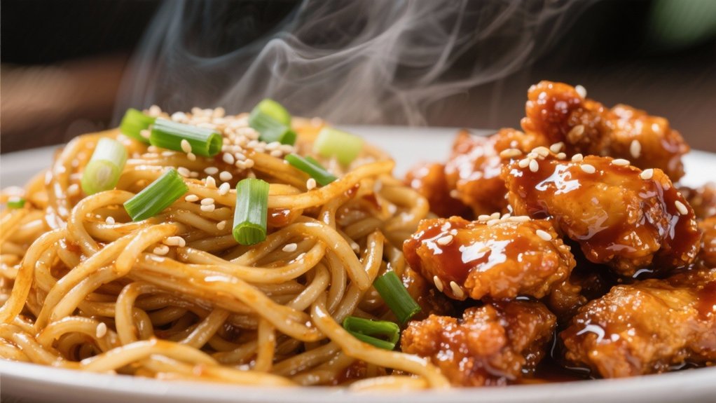 crispy noodles enhance dishes