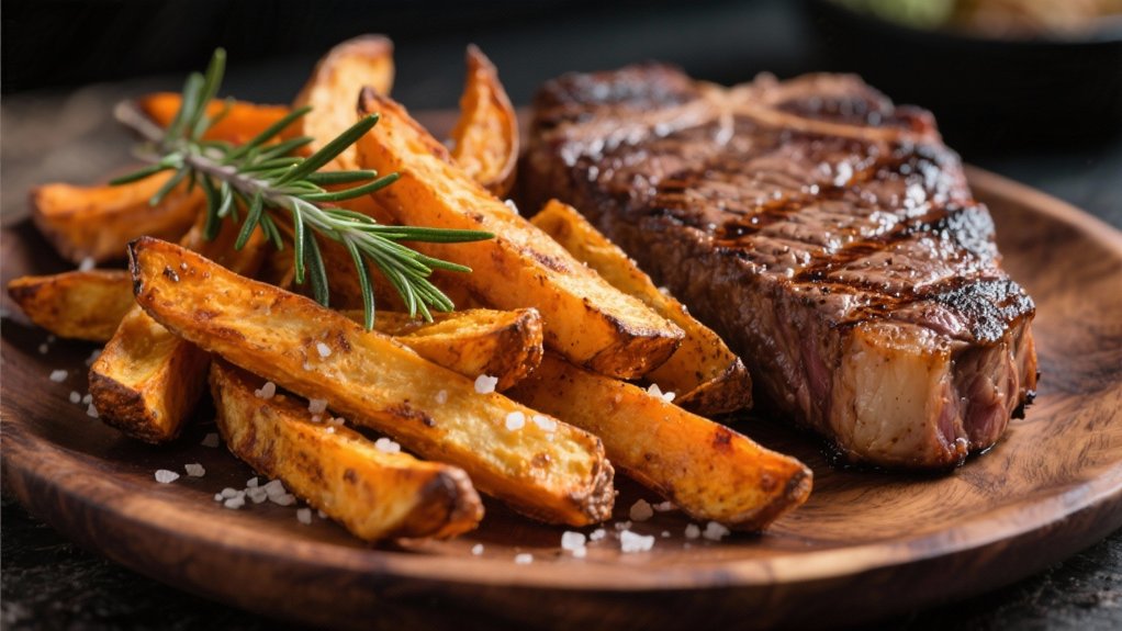 crispy nutritious sweet potato fries