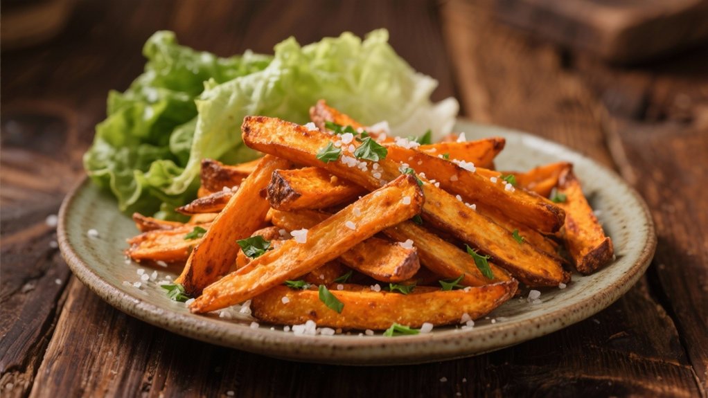 crispy nutritious sweet potato fries