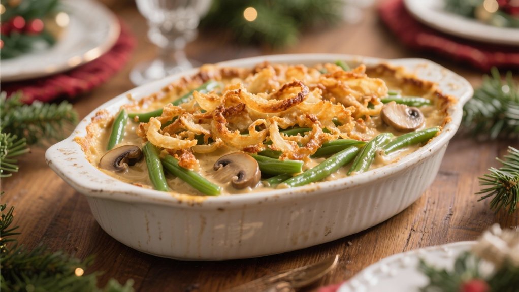 crispy onion green bean casserole