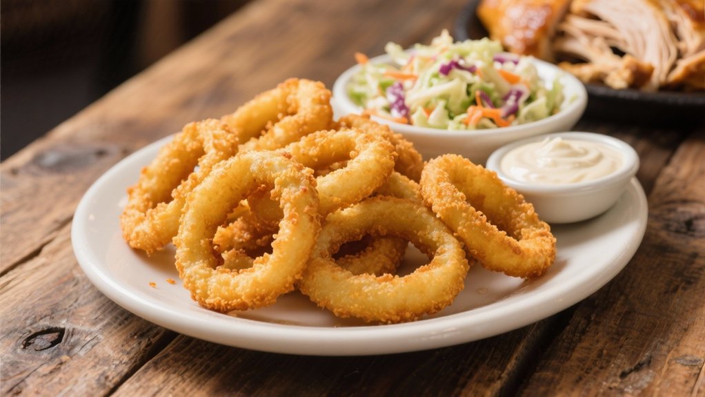 crispy onion rings enhance meals