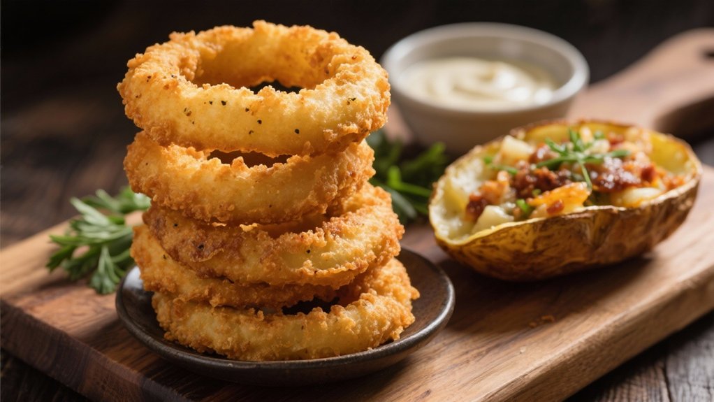 crispy onion rings perfection