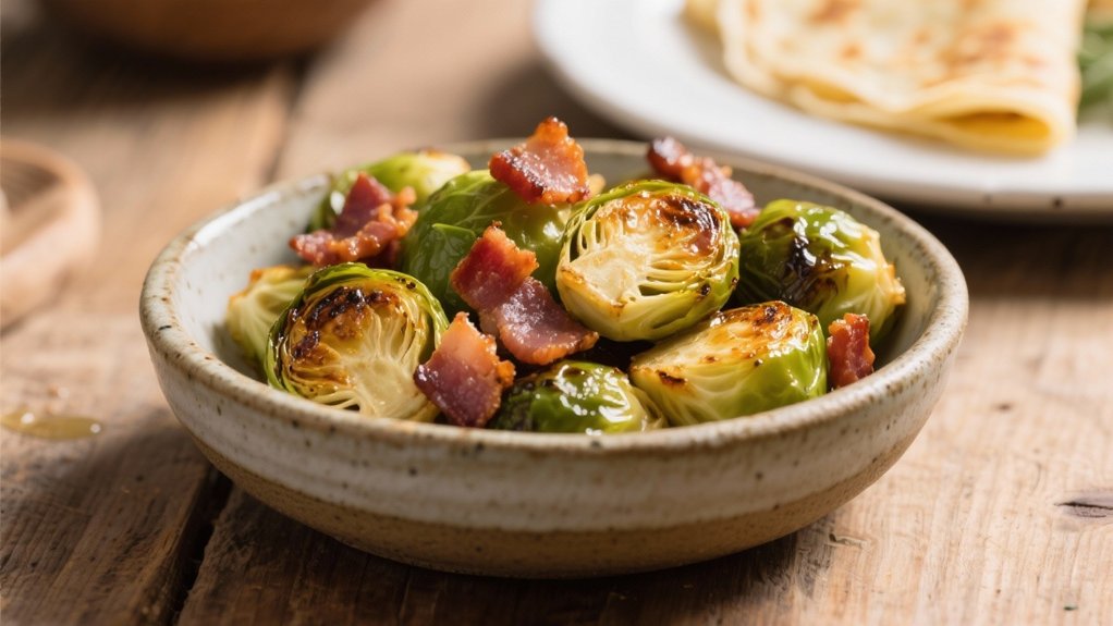 crispy pancetta brussels sprouts