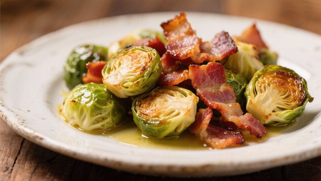 crispy pancetta brussels sprouts