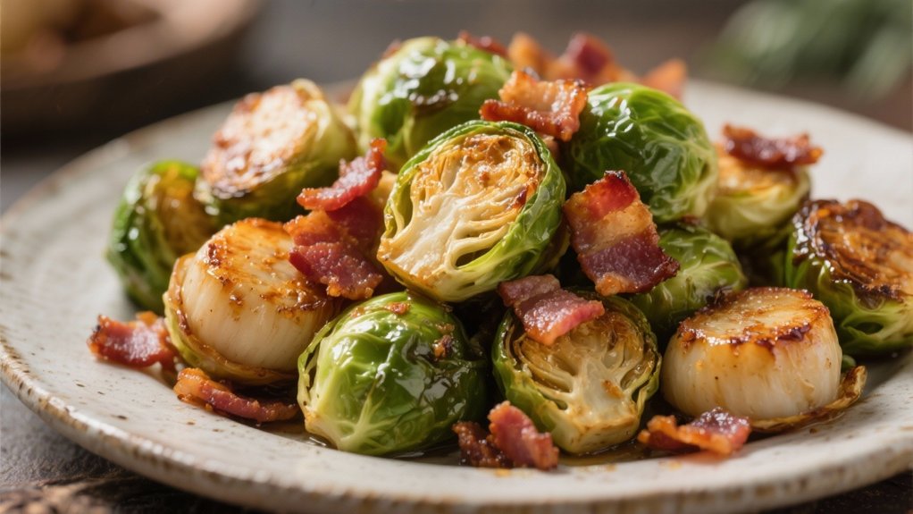 crispy pancetta brussels sprouts