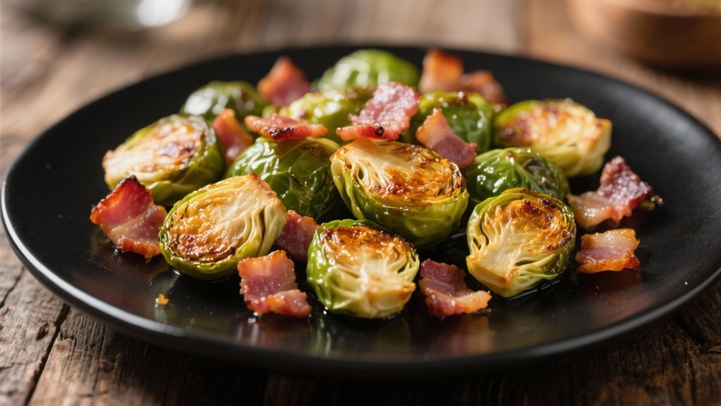 crispy pancetta roasted brussels