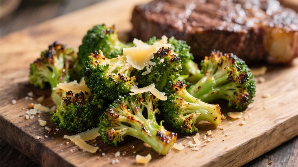 crispy parmesan broccoli delight