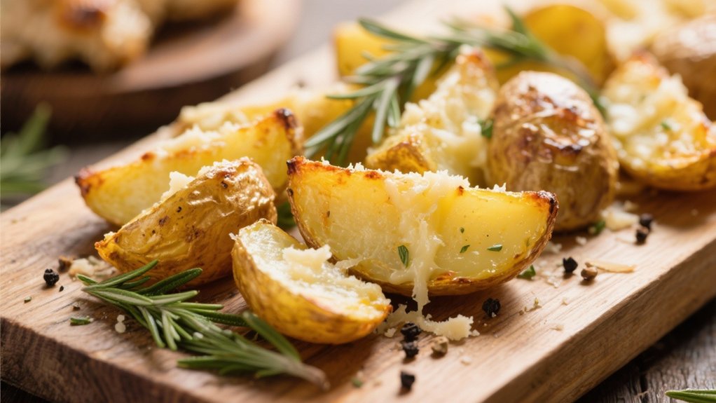 crispy parmesan roasted potatoes