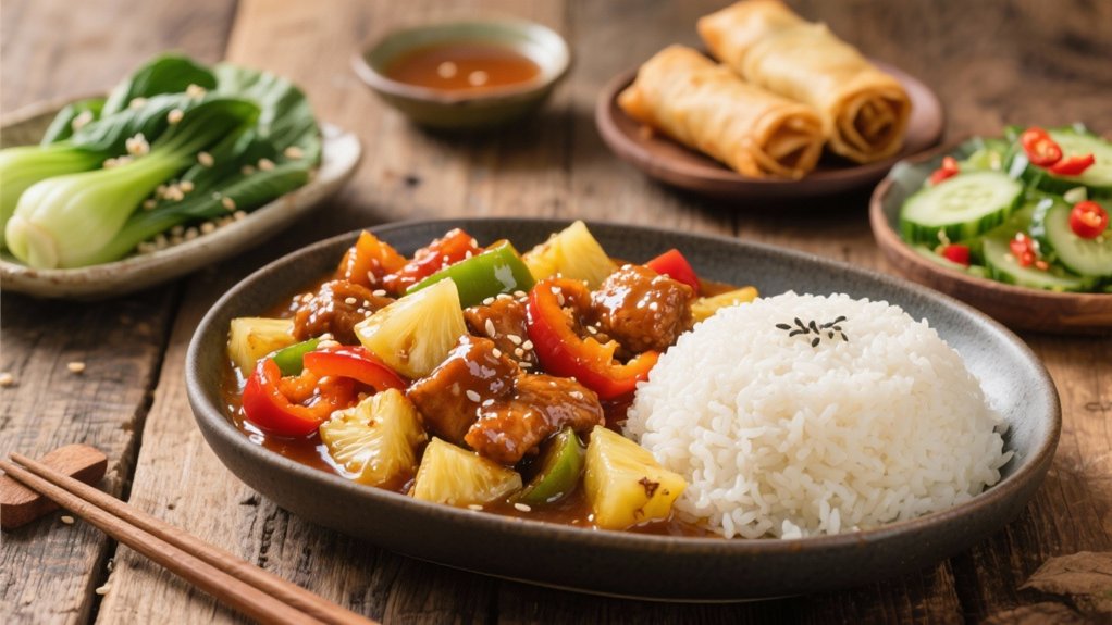 crispy pork in tangy sauce