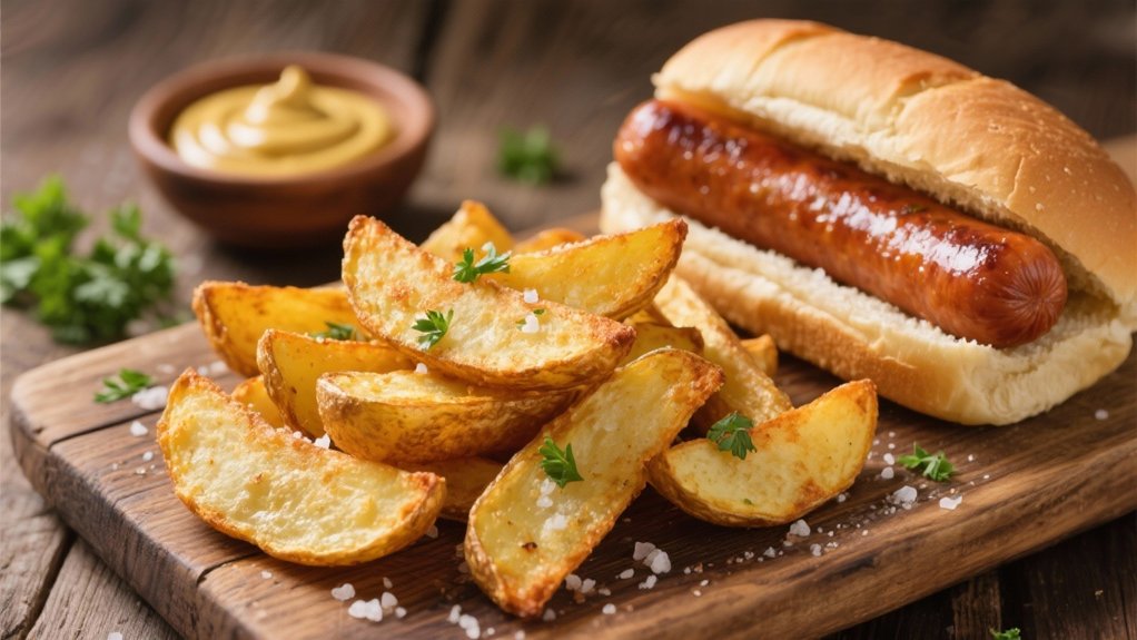 crispy potato wedge perfection