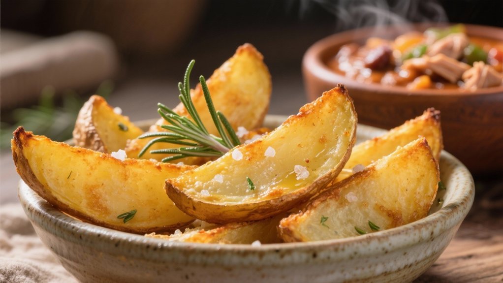 crispy potato wedges recipe