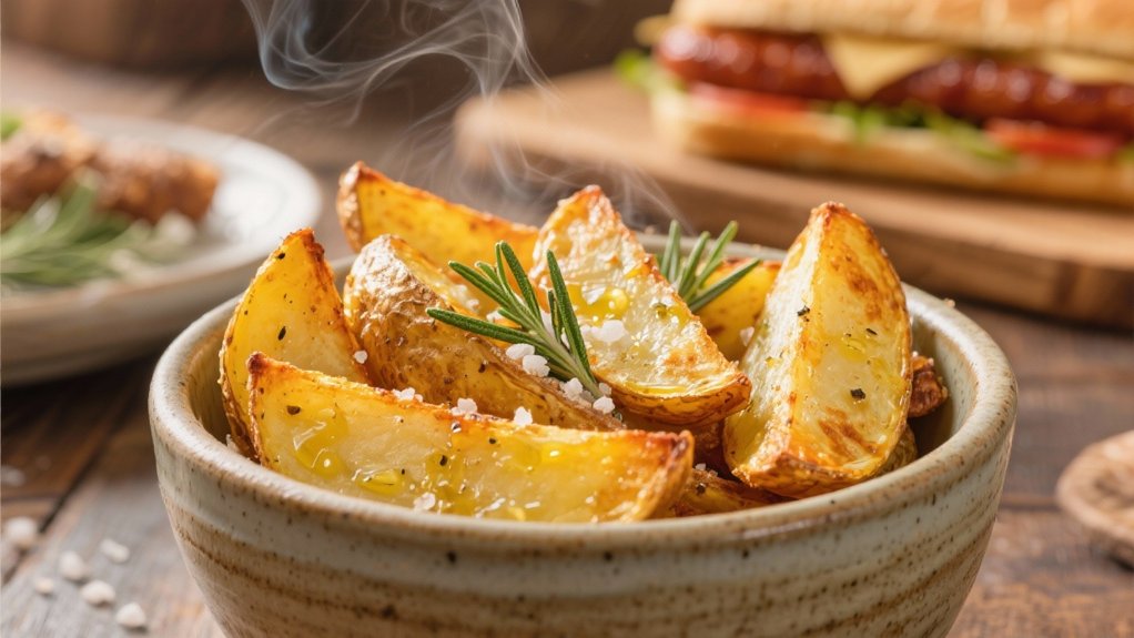 crispy potato wedges recipe