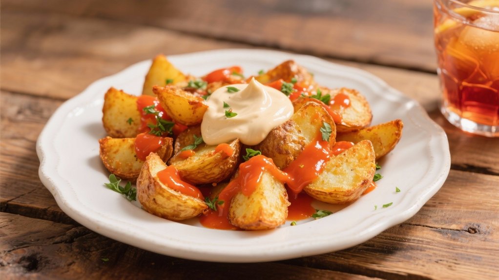crispy potatoes with spicy aioli