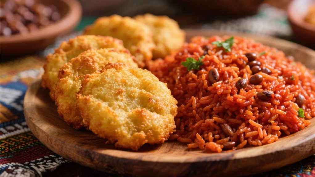 crispy protein packed bean fritters