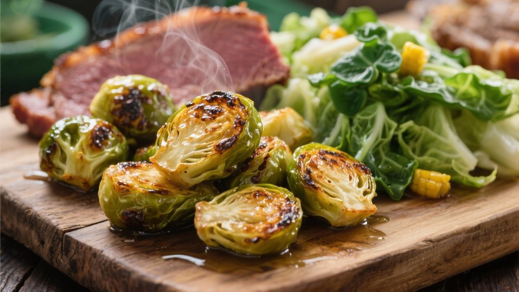 crispy roasted brussels sprouts